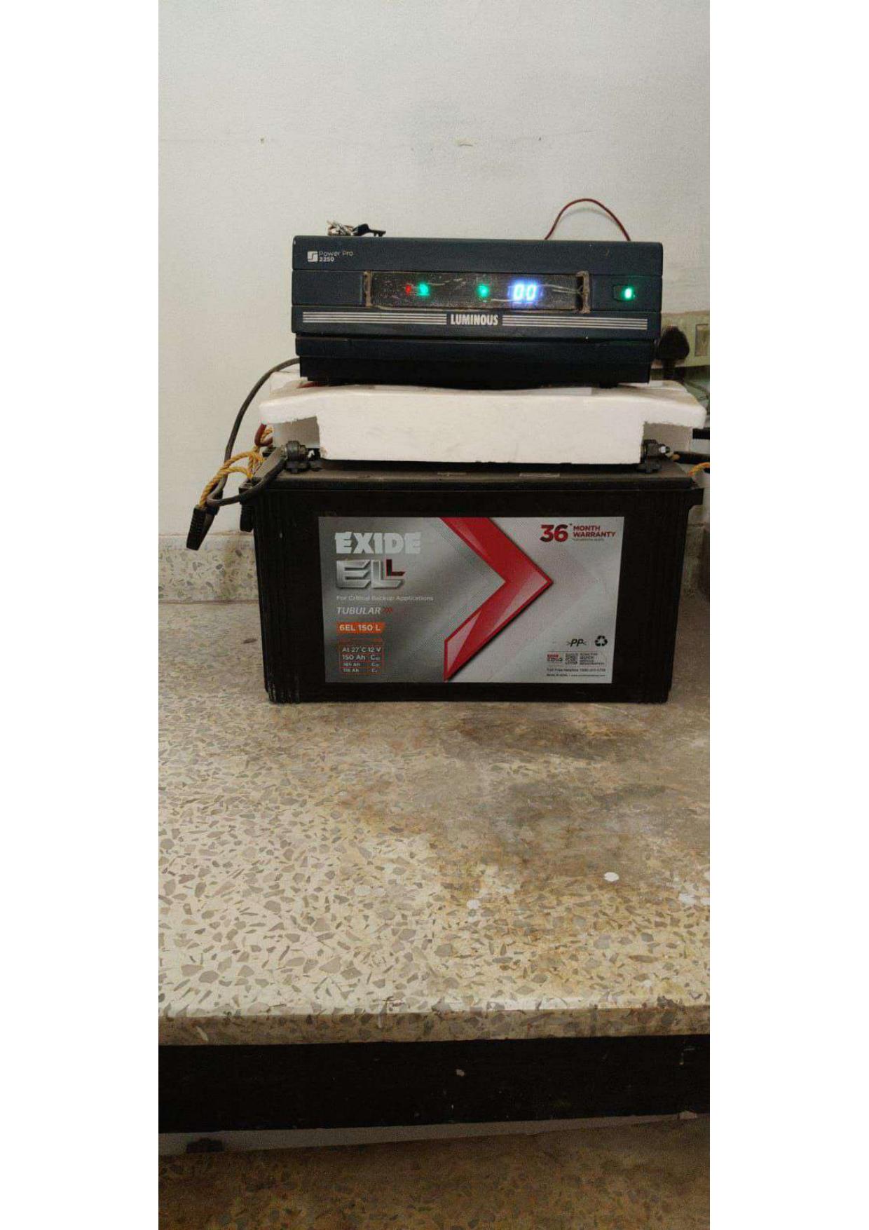 Luminous inverter setup