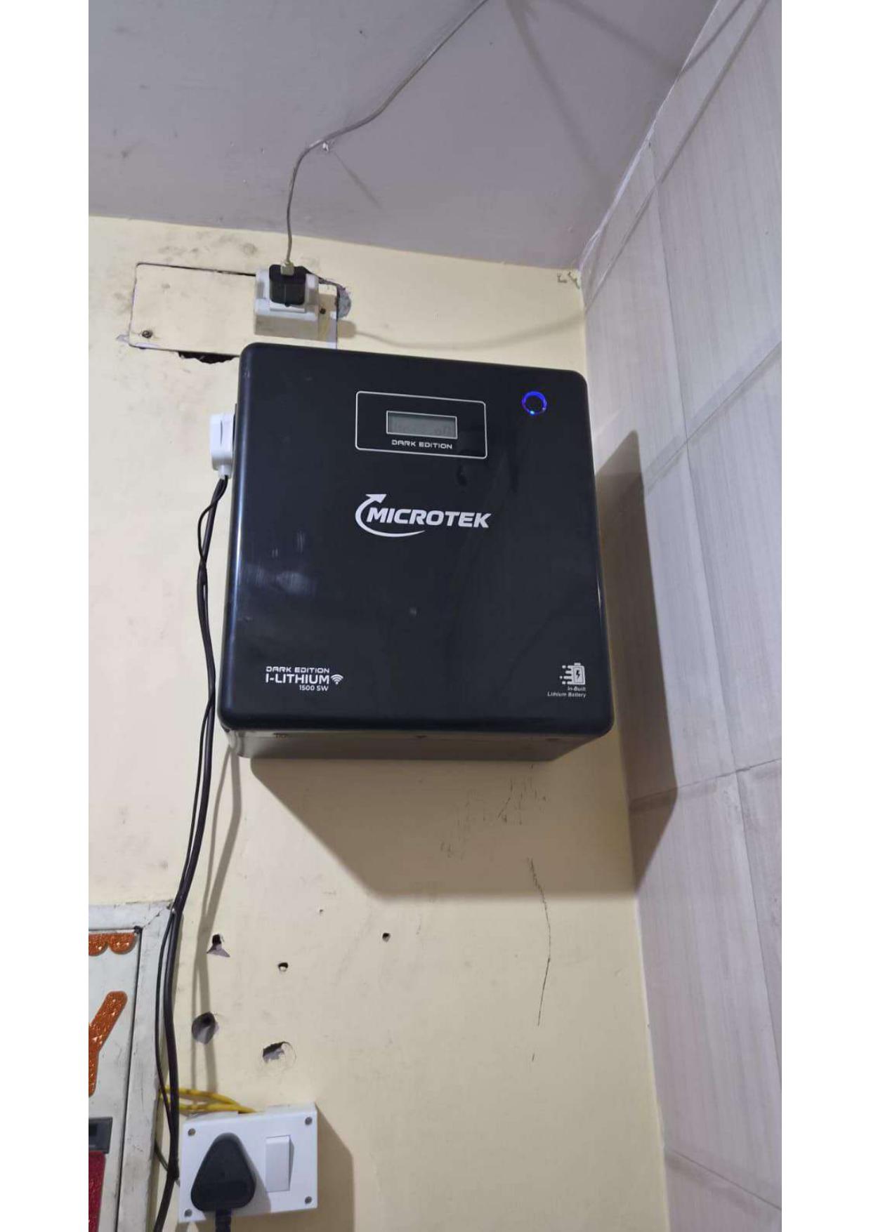 Microtek Lithium inverter install